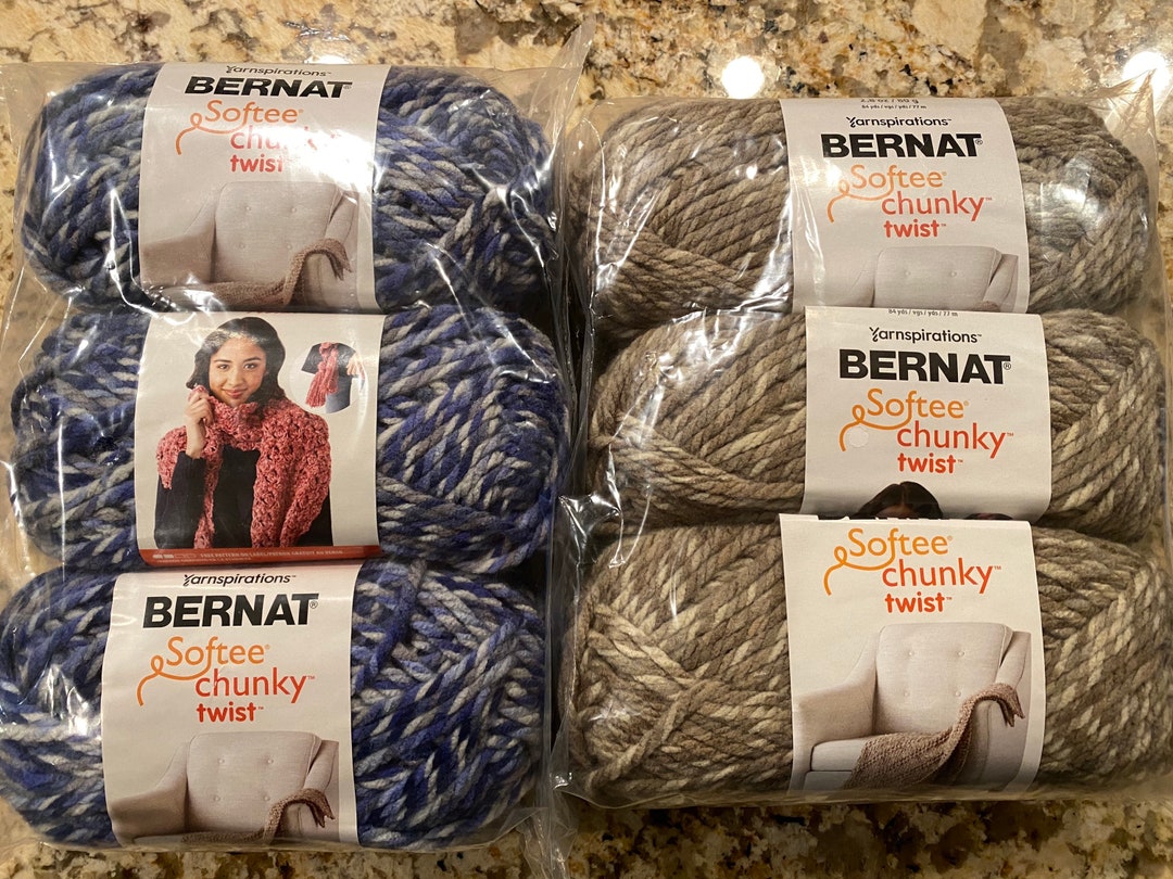 Bernat Softee Chunky Twist Yarn 80g 2.8oz Etsy