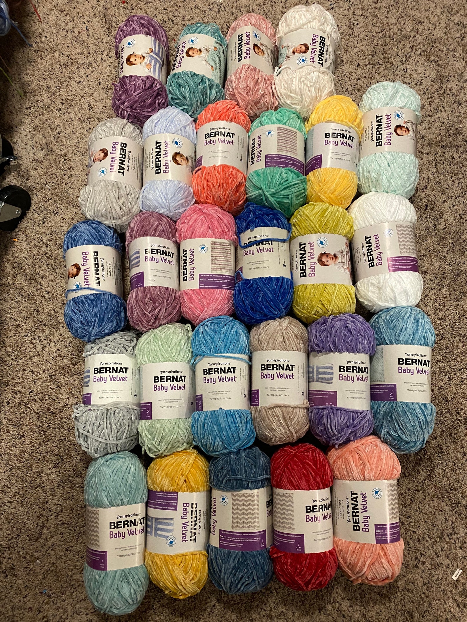 Bernat Baby Velvet Yarn 300g Etsy Canada