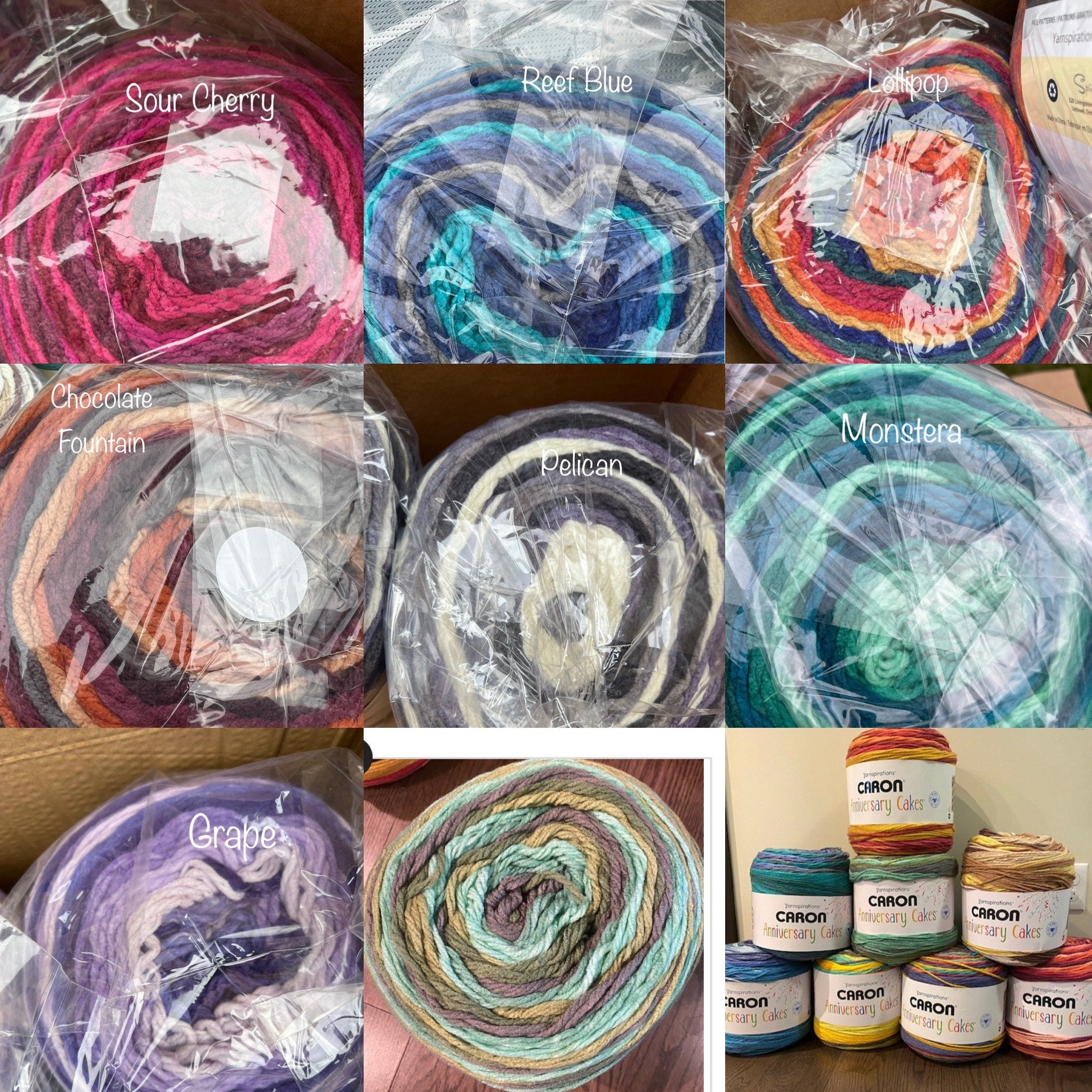 Bulky Yarn, CHOCOLATE FOUNTAIN Caron Anniversary Cake, 2lbs of Yarn for  Crochet, Knitting Yarn, Blanket, Shawl, Throw, Craft Supply 