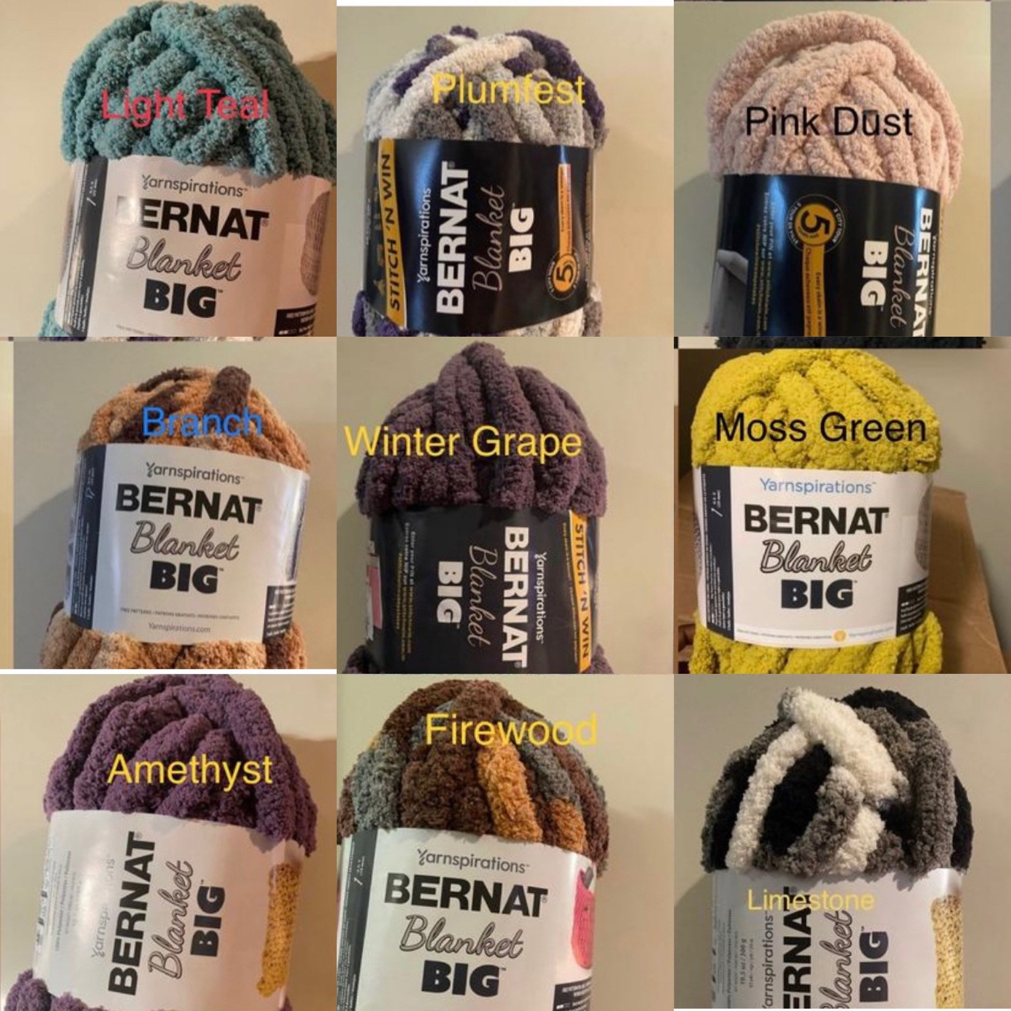 Bernat Blanket Big Etsy