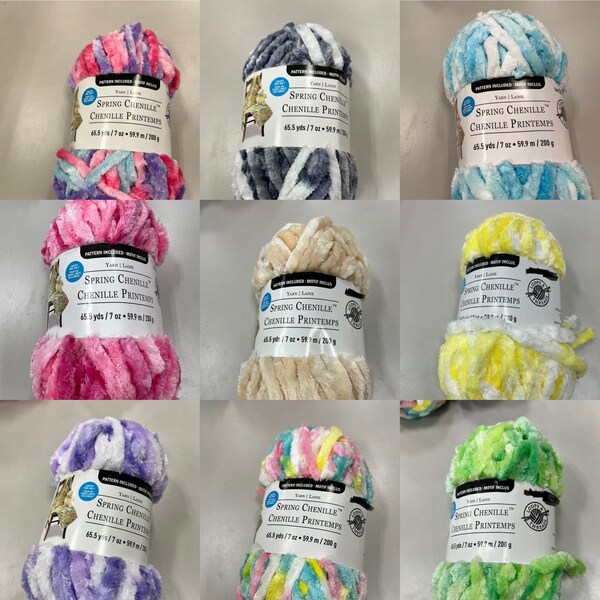 Spring Chenille™ Yarn by Loops & Threads®