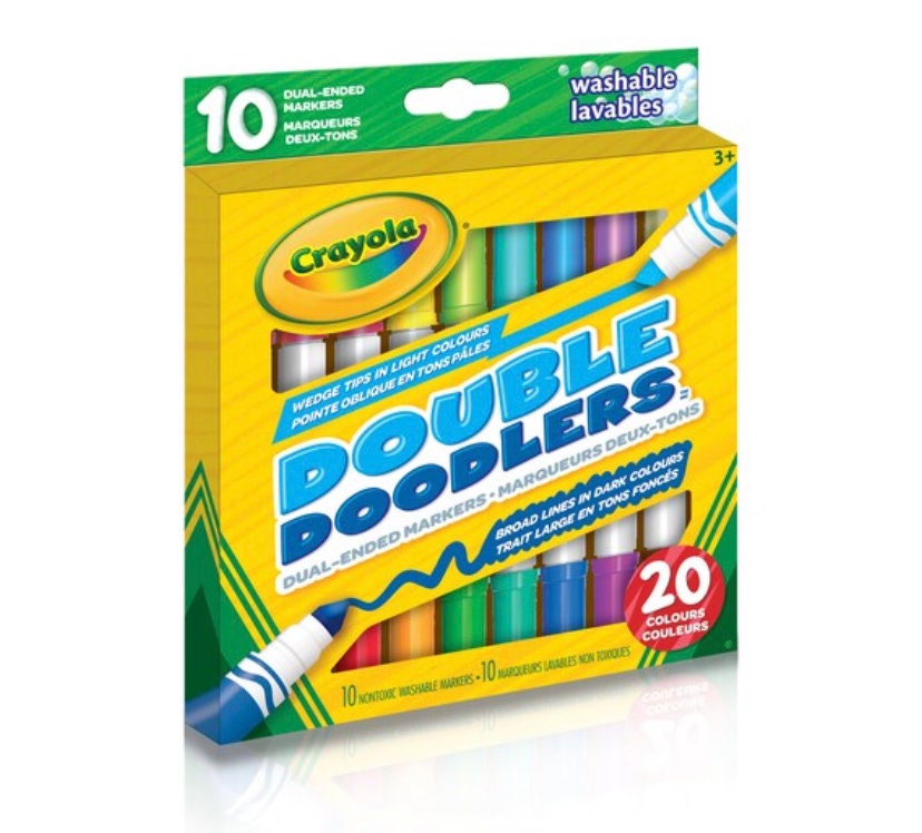 Crayola Double Doodlers Dual-ended Markers Washable 