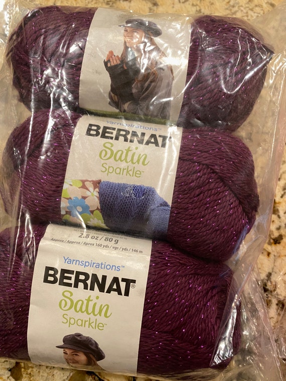 Bernat satin sparkle sales