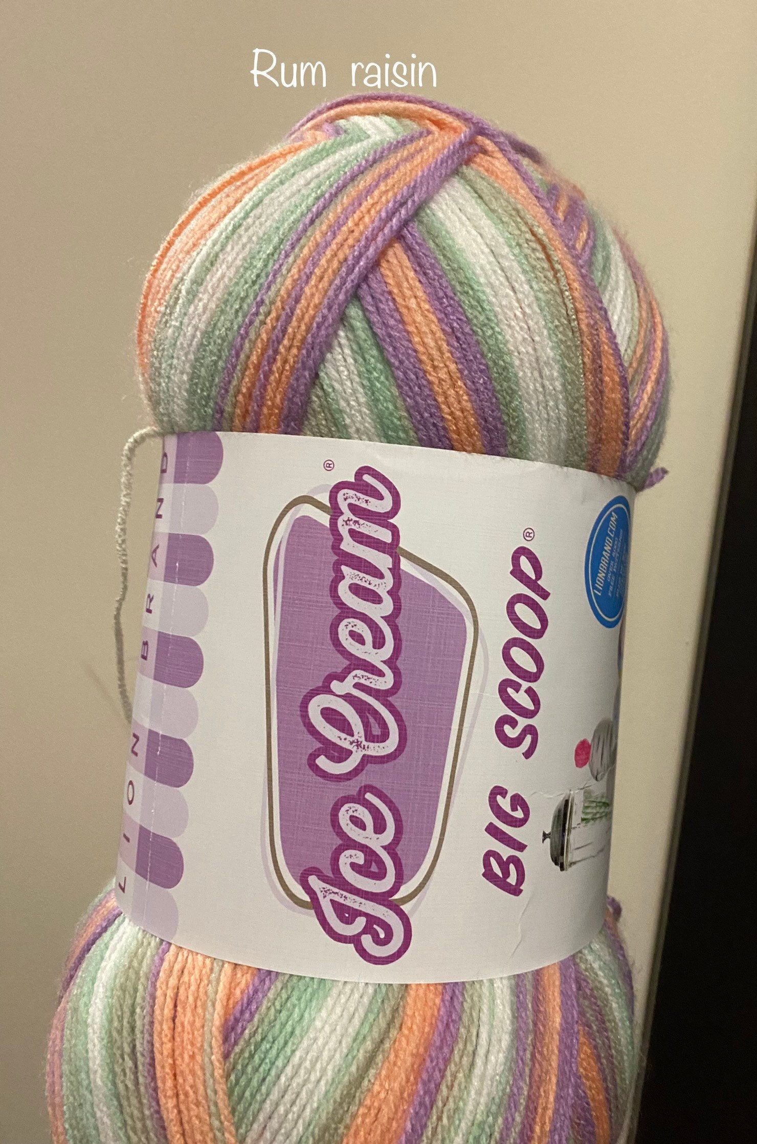 Lion Brand Ice Cream Big Scoop Yarn 