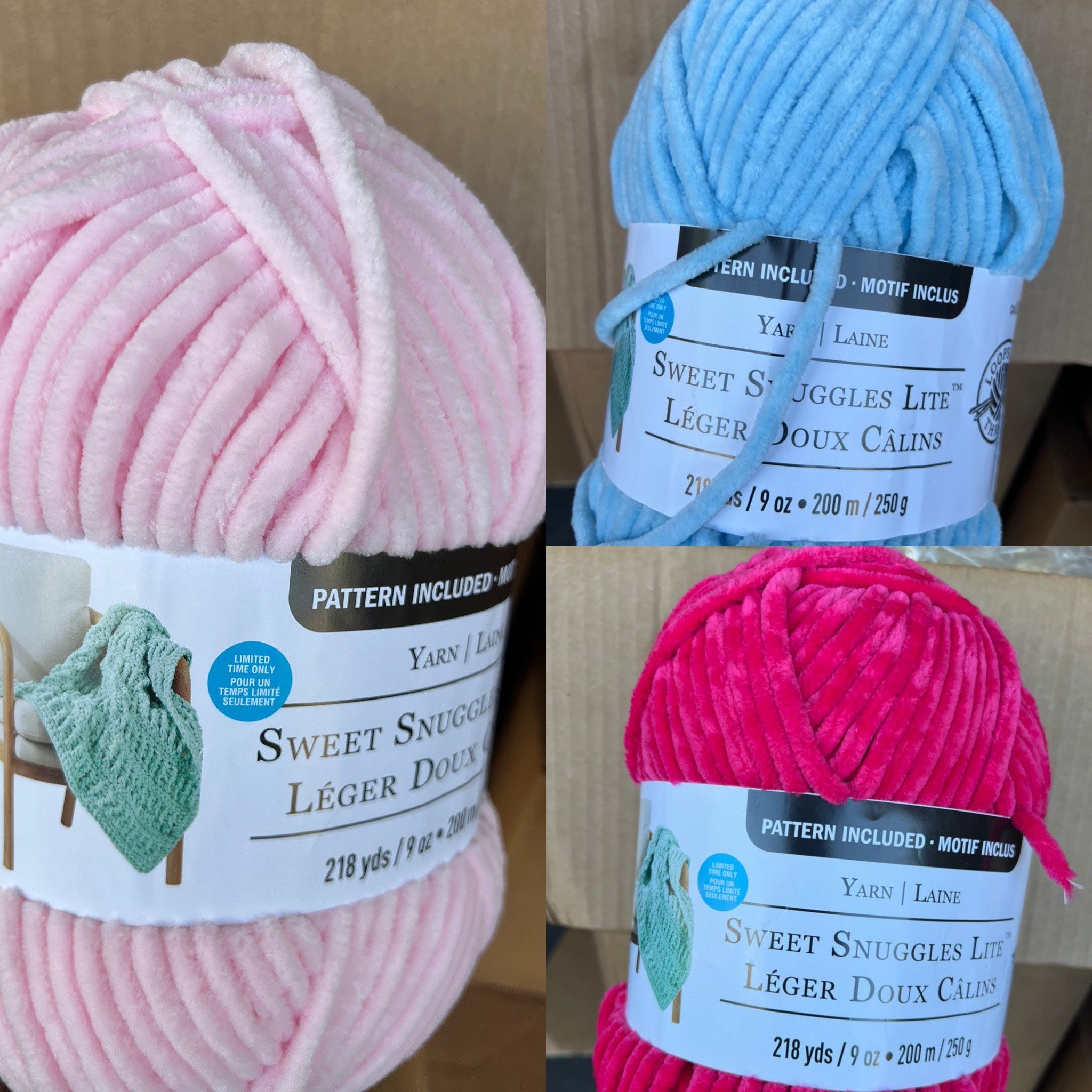 Outlet 🧨 Sweet Snuggles™ Lite Yarn by Loops & Threads® 🤩