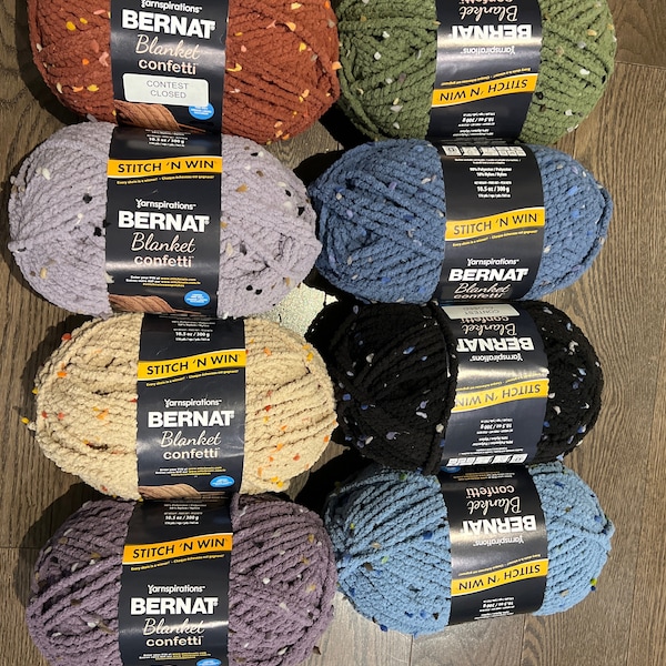 Bernat Blanket Yarn Discontinued Etsy UK