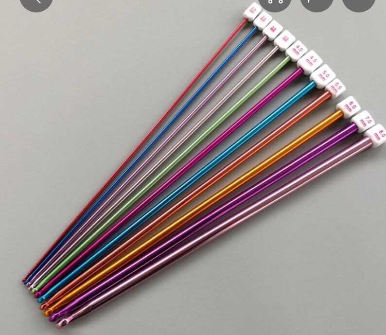 Tunisian crochet hooks set 11 pieces etsy