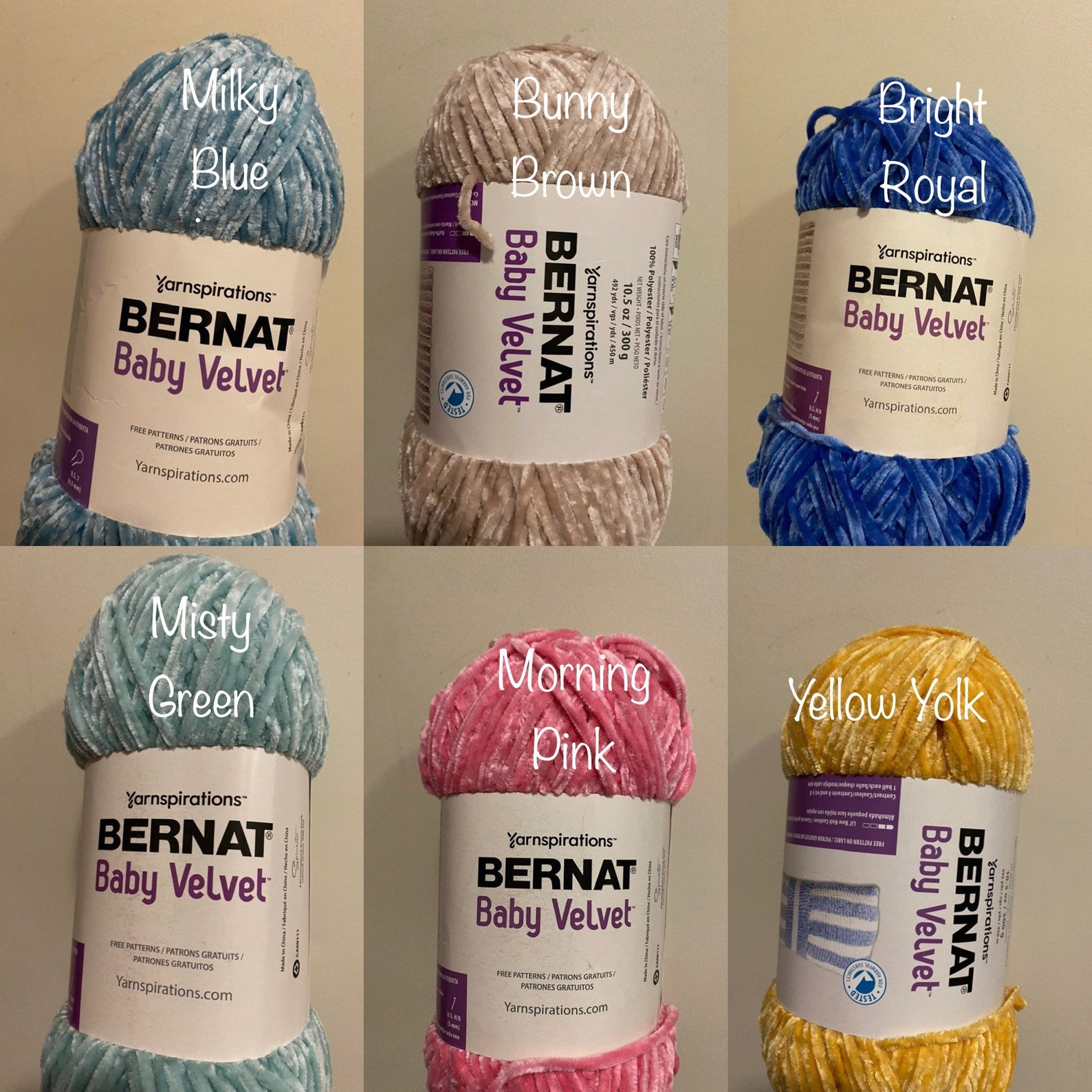 Bernat Baby Velvet yarn 300g Etsy