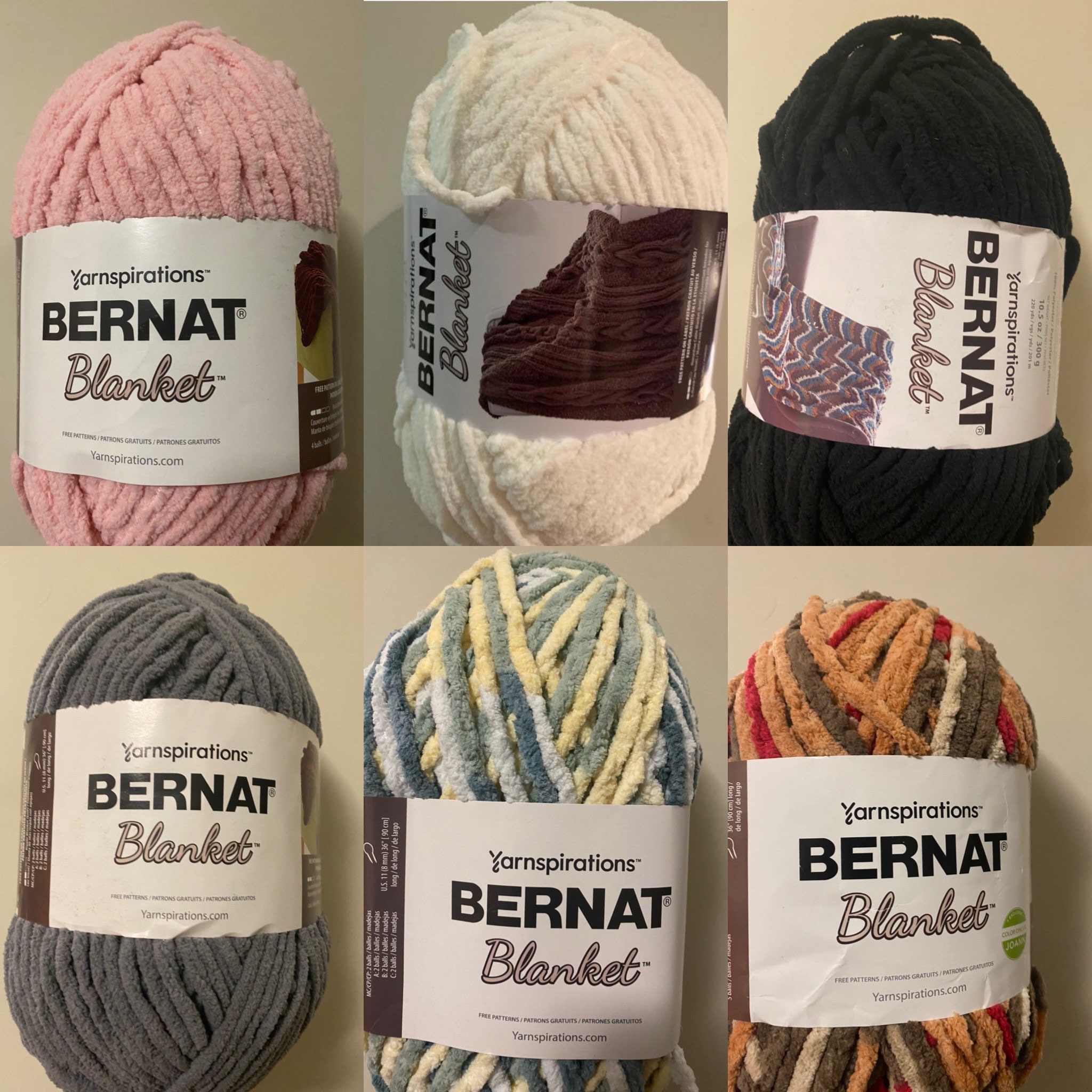 Cheap bernat blanket yarn hot sale