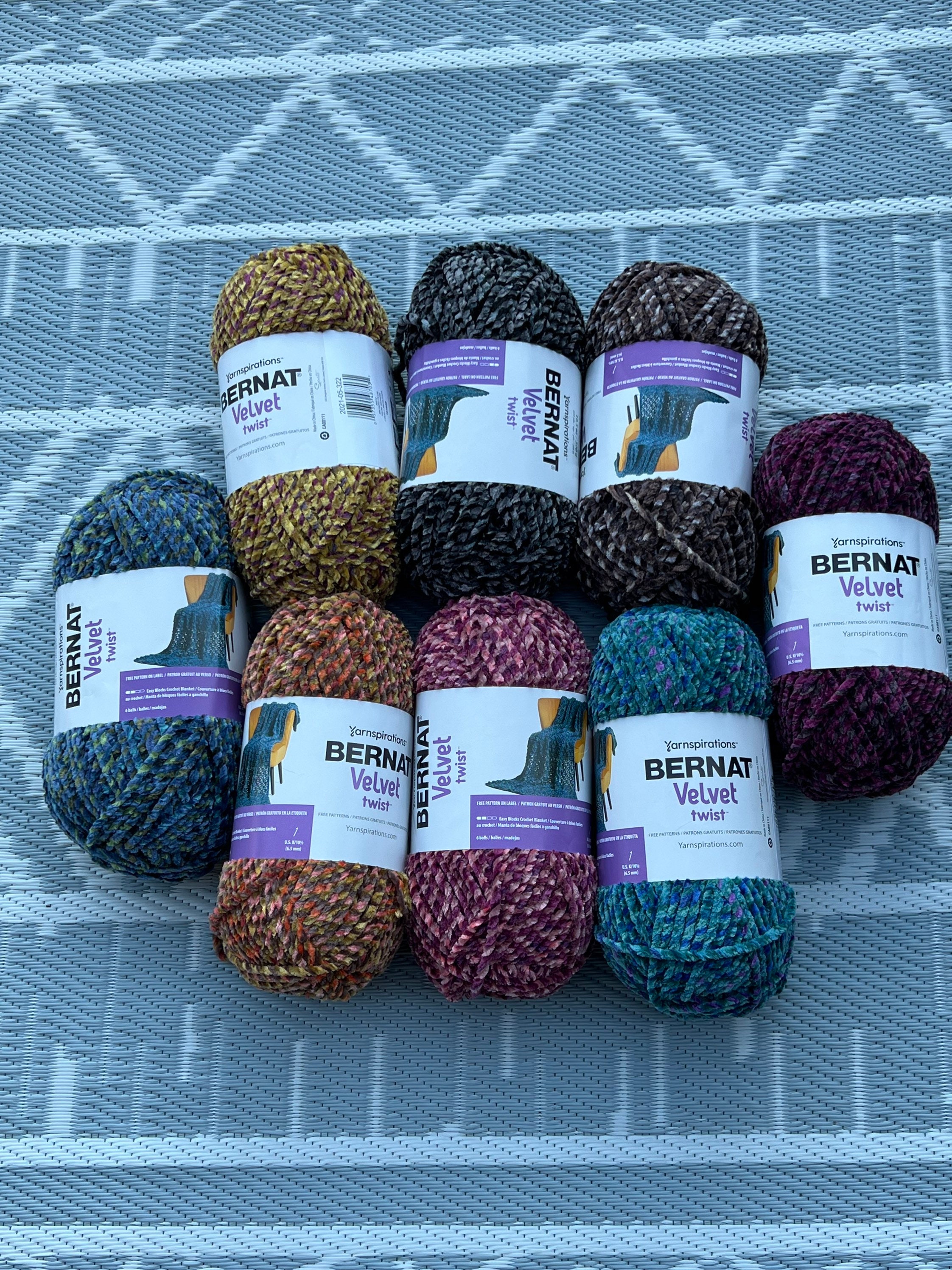 Bernat Velvet Twist Yarn 