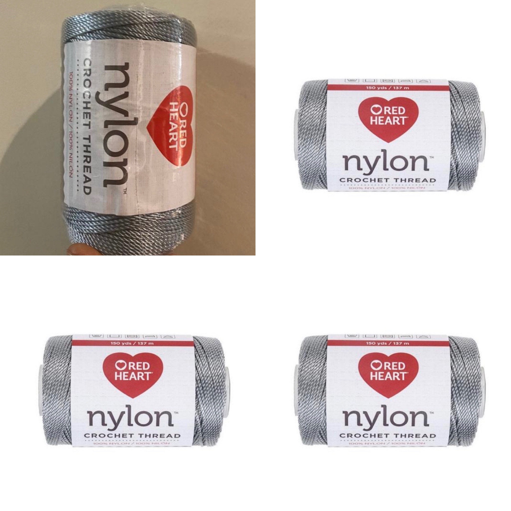 Red Heart Nylon Crochet Thread Size 18 Etsy