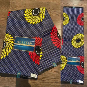1 Meter 100% Baumwolle Afrikanische Ankara Stoff Orbits
