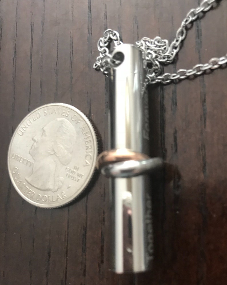 Keepsake Jewelry NecklaceBenefits Charity Memorial Silver Rose Gold Human Ashes Urn for Loved One Cremation
