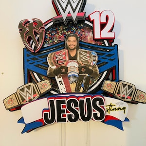 Wrestling Cake Topper