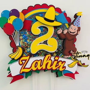 Curious George Cake Topper