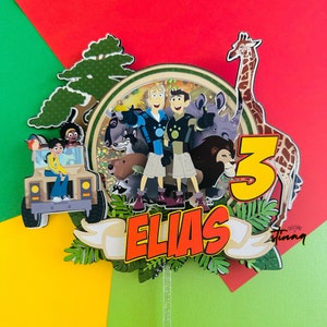 Wild Kratts Cake topper | Safari Cake Topper |