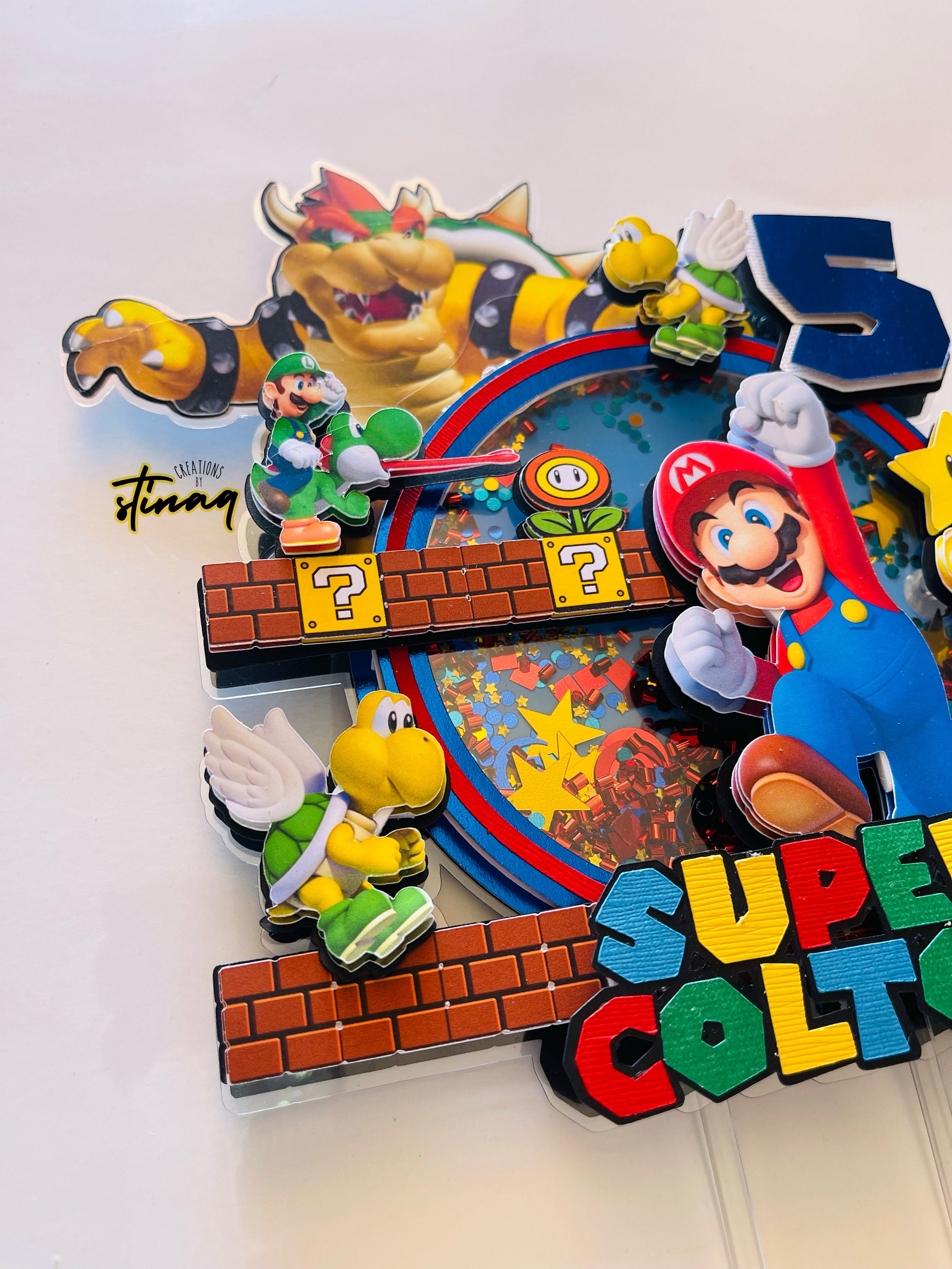 Super Mario Toys Cake Toppers - Ensemble de 5 Maroc