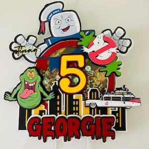 Ghost Busters Inspired cake topper