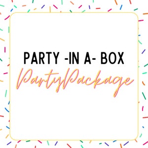 Party -in a - Box Party package