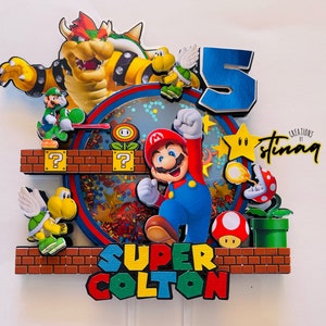 Super Mario Cake Topper