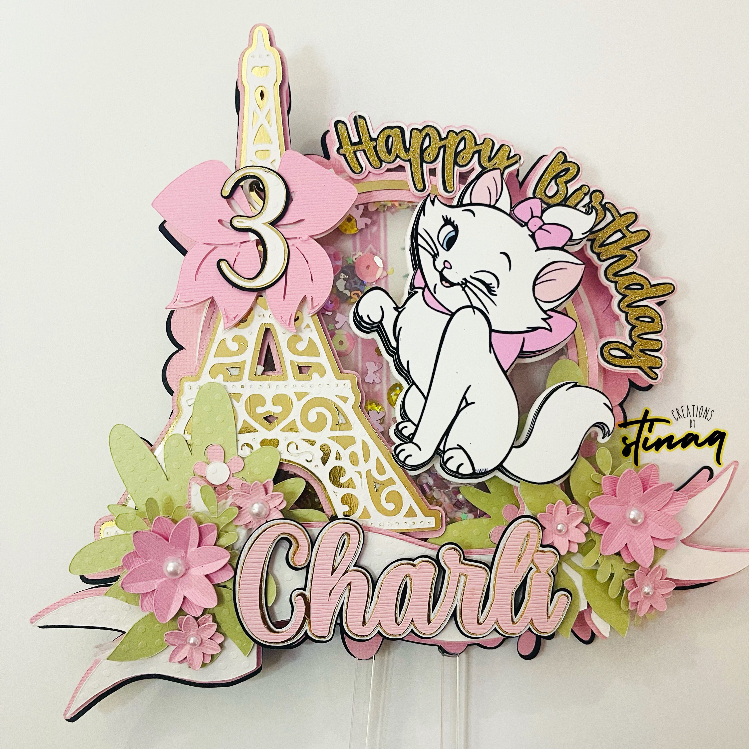 Marie Cat Cake Topper Etsy