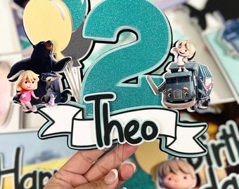 Trash Truck Cake Topper