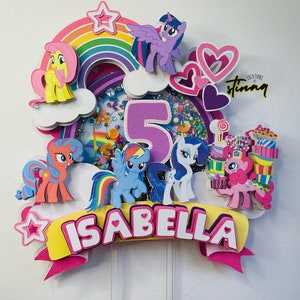 My Little Pony Cake Topper