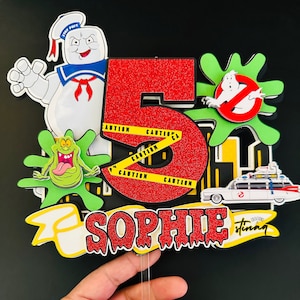 Ghost busters number cake topper | Ghost busters Party