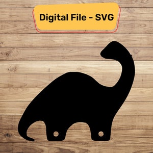 Digitale SVG-Datei für Brontosaurus