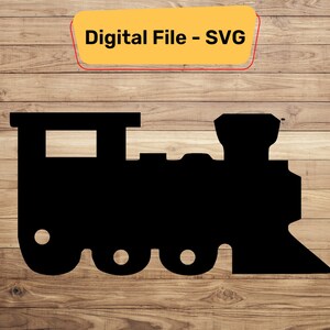 Digitale SVG-Datei für Zug