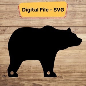 Digitale SVG-Datei für Bär