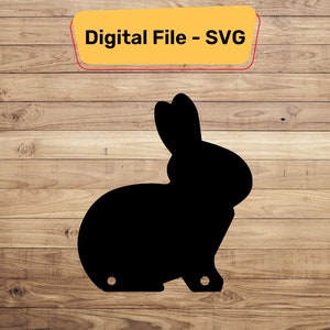 Digitale SVG-Datei für Hase