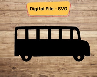 Digitaal SVG-bestand voor bus