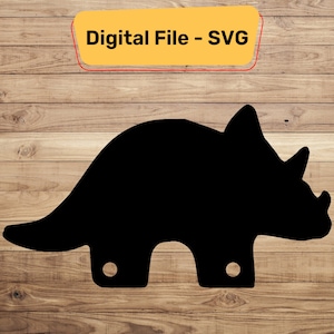 Digitale SVG-Datei für Triceratops