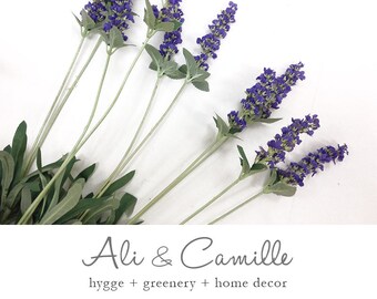 Faux Lavender Plant  Etsy