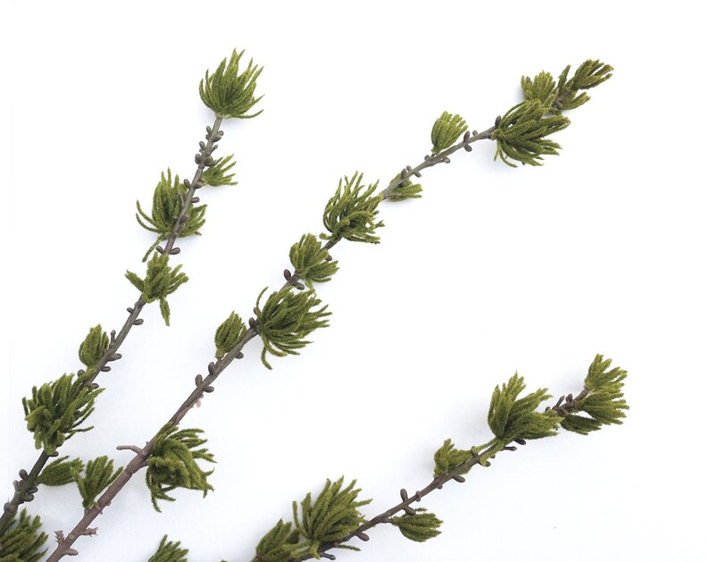 Moss Branch Faux Greenery Moss Stem Moss Branch Greenery Etsy