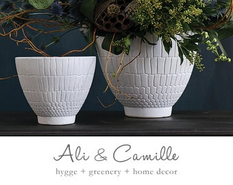 White compote, white bowl, compote vase, compote bowl, centerpiece bowl, arrangement, succulent arrangement, container, white  compote