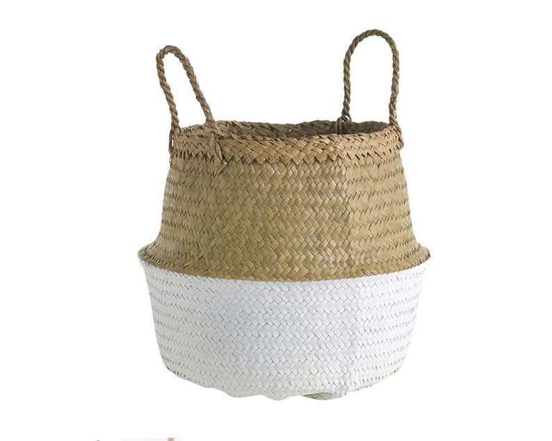 3 Size Extra Large Seagrass Baskets Belly Basket Home Etsy