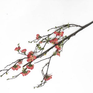 Flowering branch, 3 colors, sold individually, high end decorative branch, Quince blossom, faux flowering Quince branch, artificial branch image 5