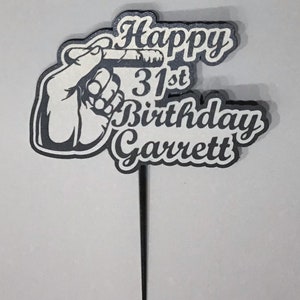 Cigar Cake Topper