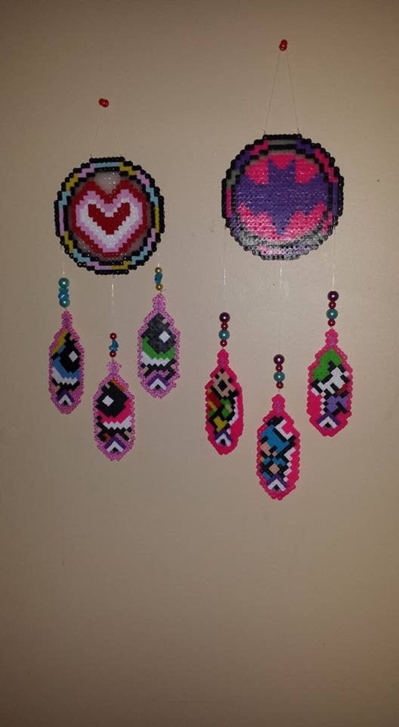 Perler bead dream catcher Etsy