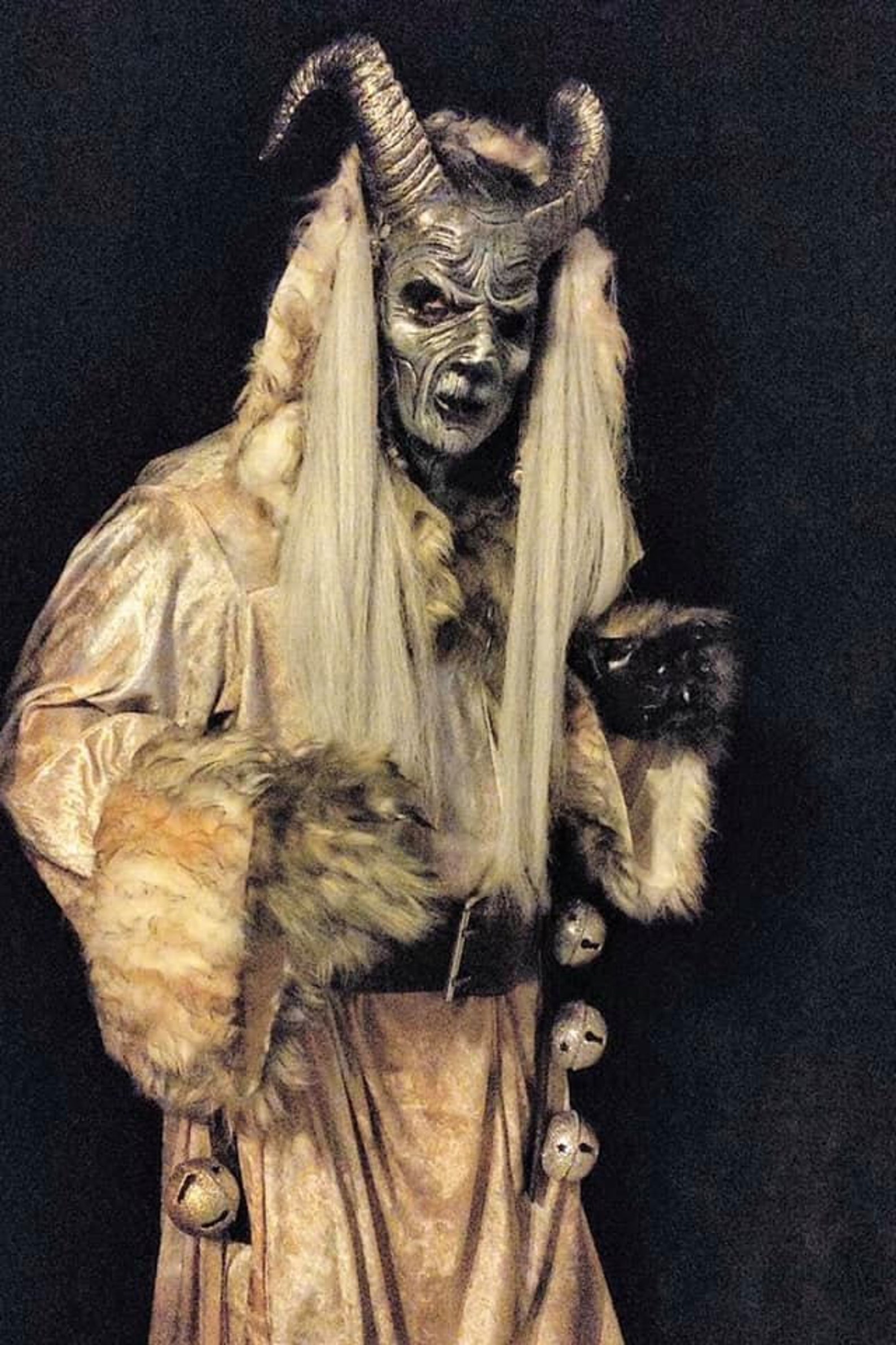 White Female or Male Krampus Full Costume Etsy