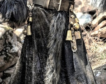 Krampus Christmas Black ROBE ONLY Costume