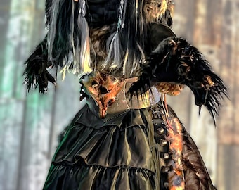 Female Krampus costume