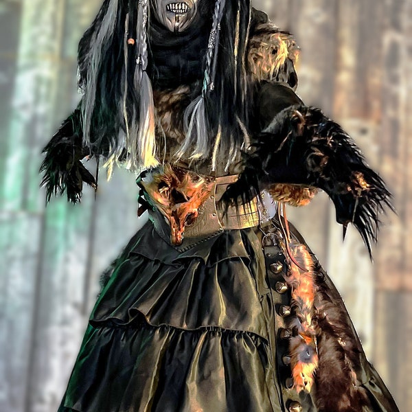 Female Krampus costume