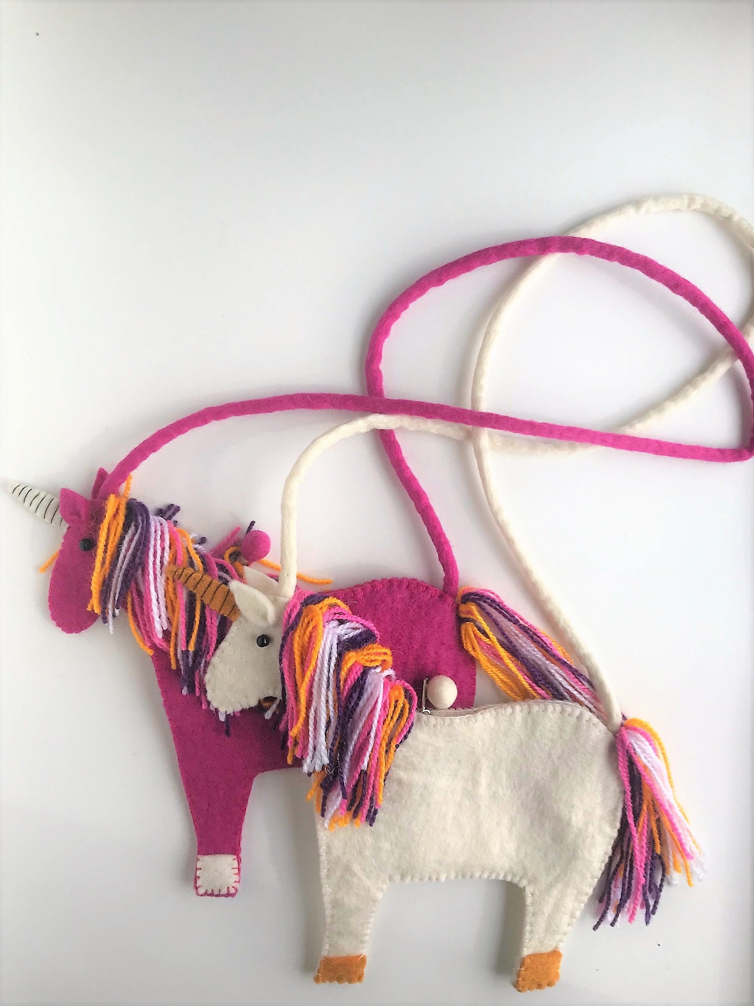 Girl's Unicorn Purse Pink Unicorn Purse White Unicorn Etsy