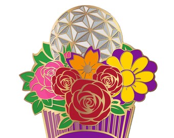 Epcot Flower & Garden Festival Cupcake Pin