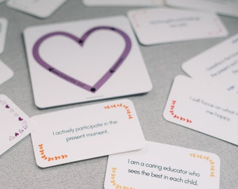 Educator Affirmation Cards for teachers, home schoolers and other professionals, teacher appreciation