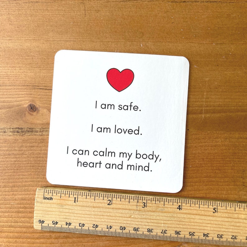 DIGITAL VERSION Pocket Hug with Affirmation Card image 8