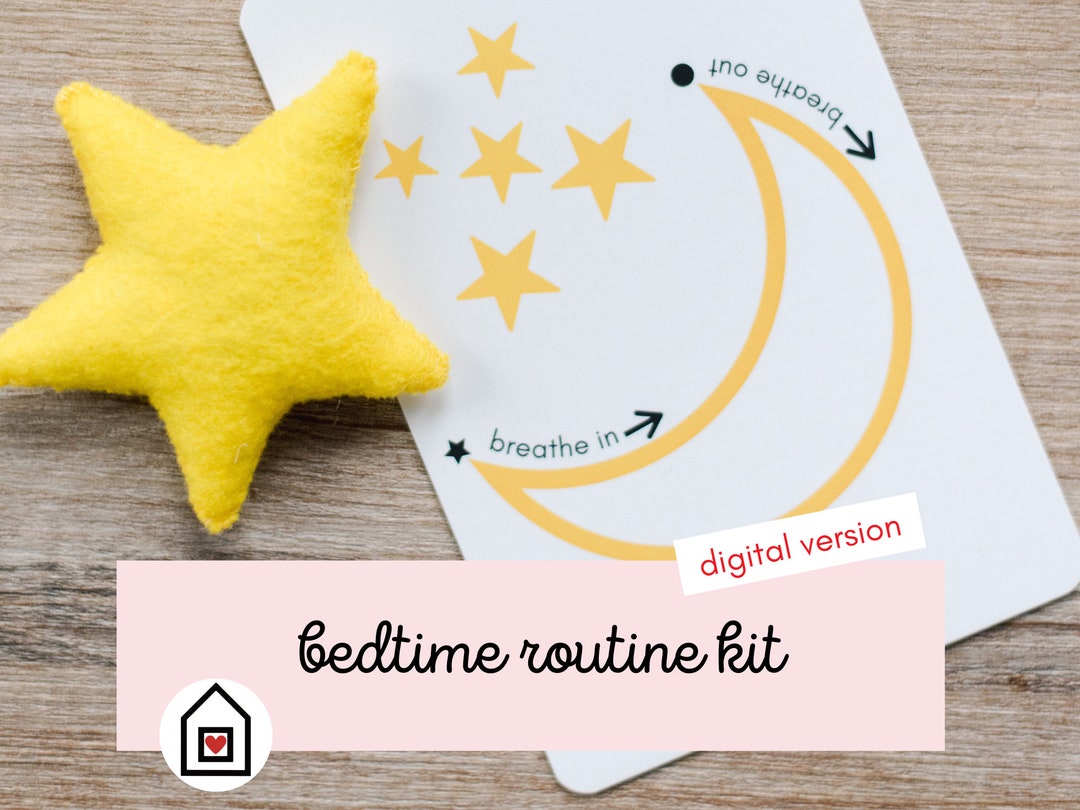 DIGITAL VERSION Bedtime Routine Kit, Mindfulness and Affirmation Card ...